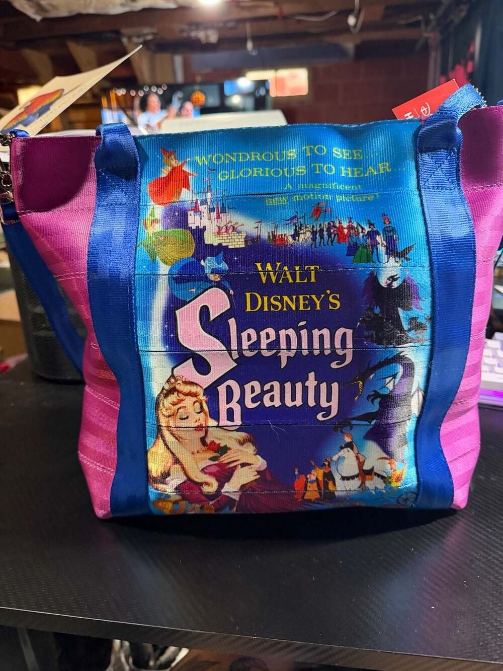 Harveys Disney Parks Sleeping Beauty Seatbelt Tote Bag